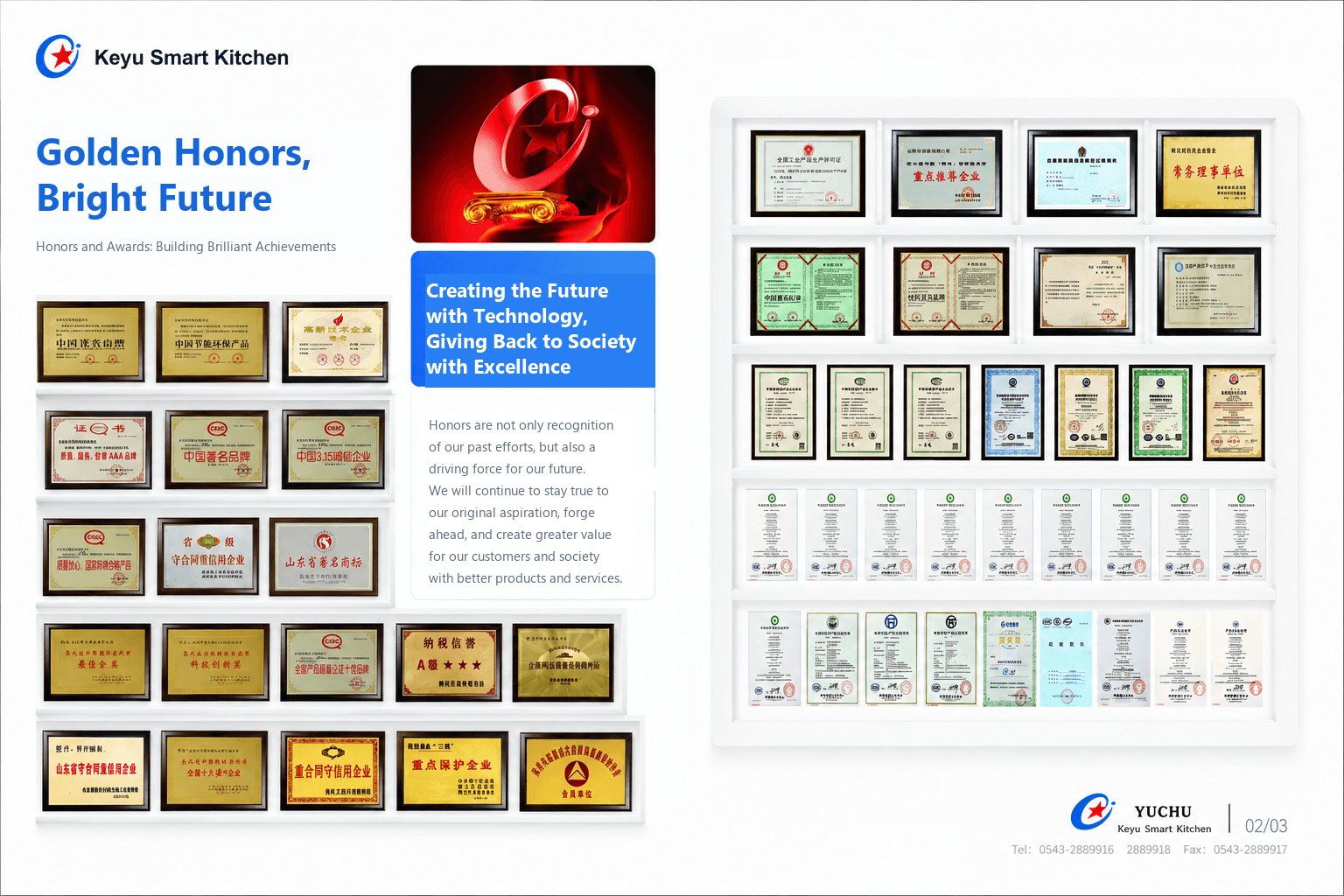 Honors and certificates