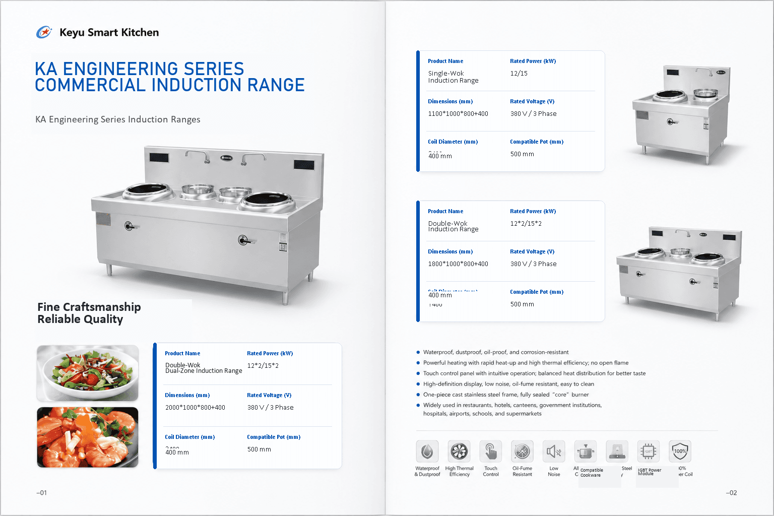 Commercial Induction Cooking support equipment 1