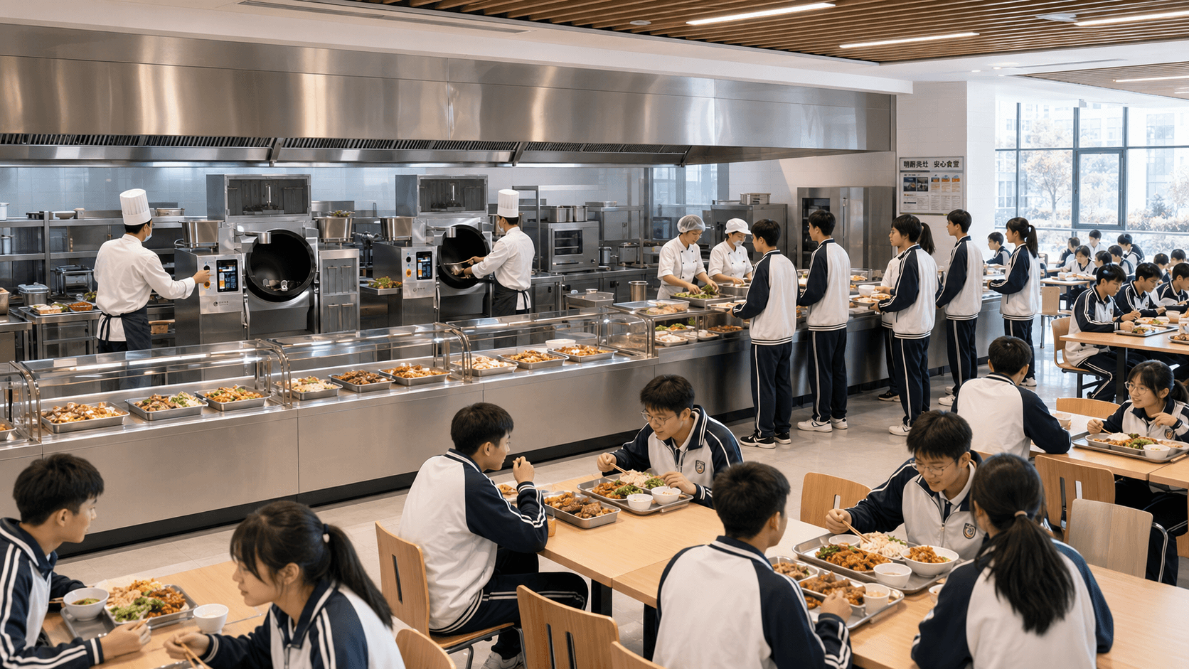 School Canteens kitchen scenario
